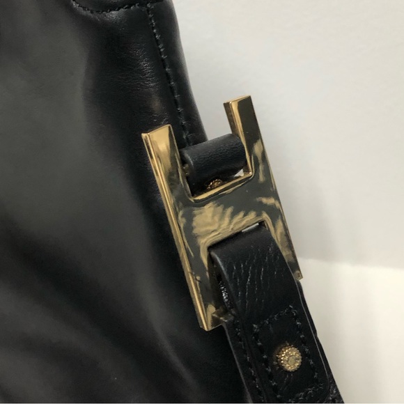 Black Leather Crossbody Bag - Picture 3 of 10